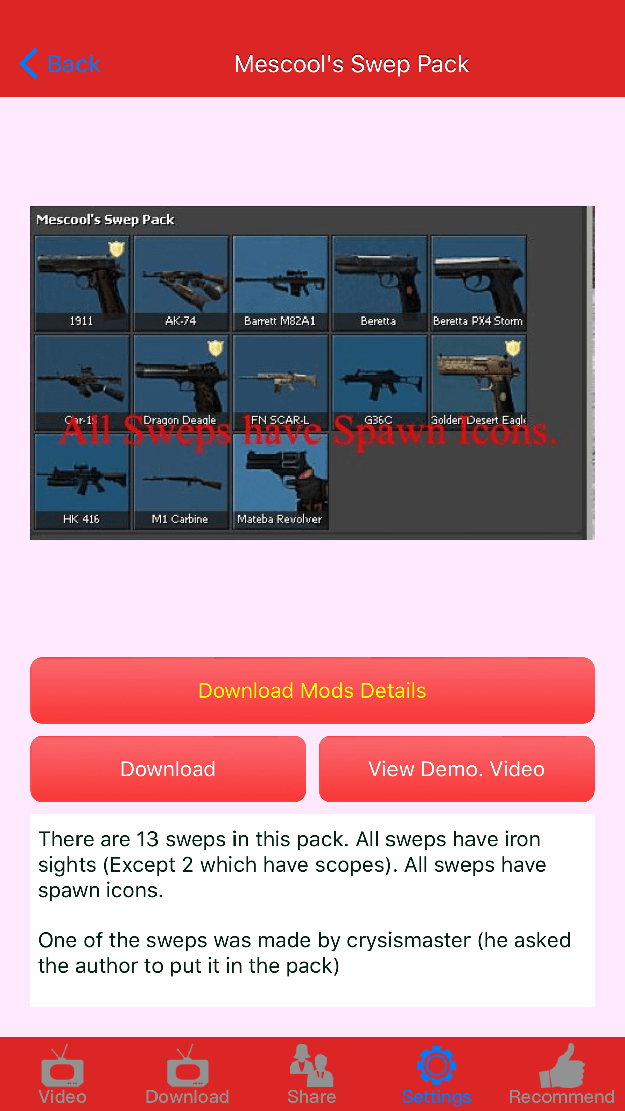 Weapon Mods for Garry’s Mod screenshot 3