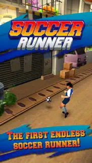 soccer runner: unlimited football rush! iphone screenshot 1