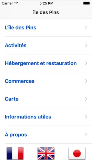Capture d'écran de Ile Des Pins sur iPhone 1