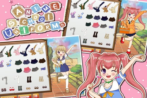 Anime School Uniforms screenshot 2