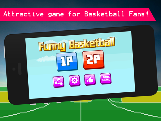 Screenshot #6 pour Funny Bouncy Basketball - Fun 2 Player Physics