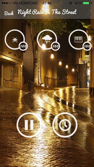 Screenshot #3 pour Relax Rain Sounds - Relaxing Sounds for Yoga