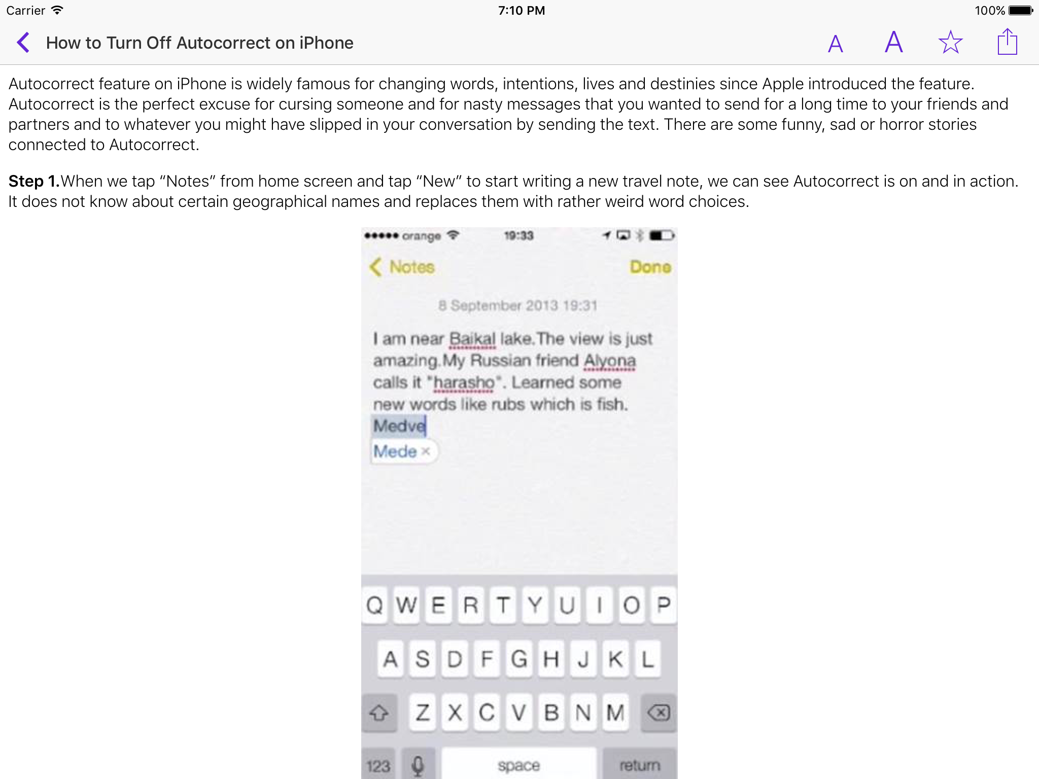 User guide for iPhone & iPad