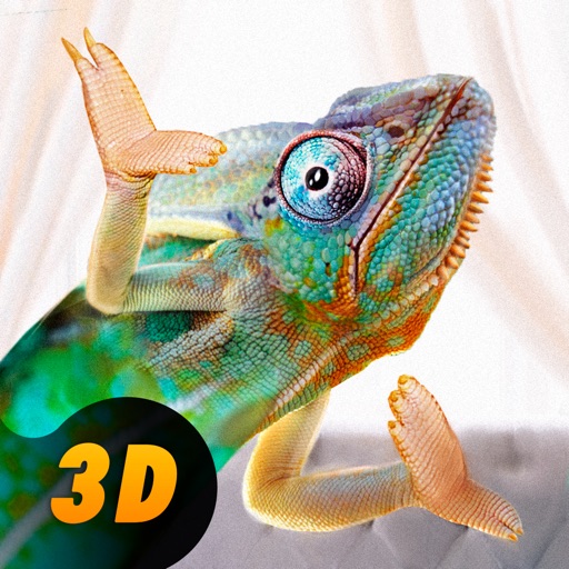 Chameleon Home Lizard Sim Icon