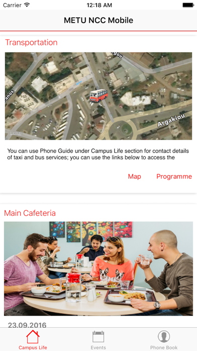 METU NCC Mobile Screenshot