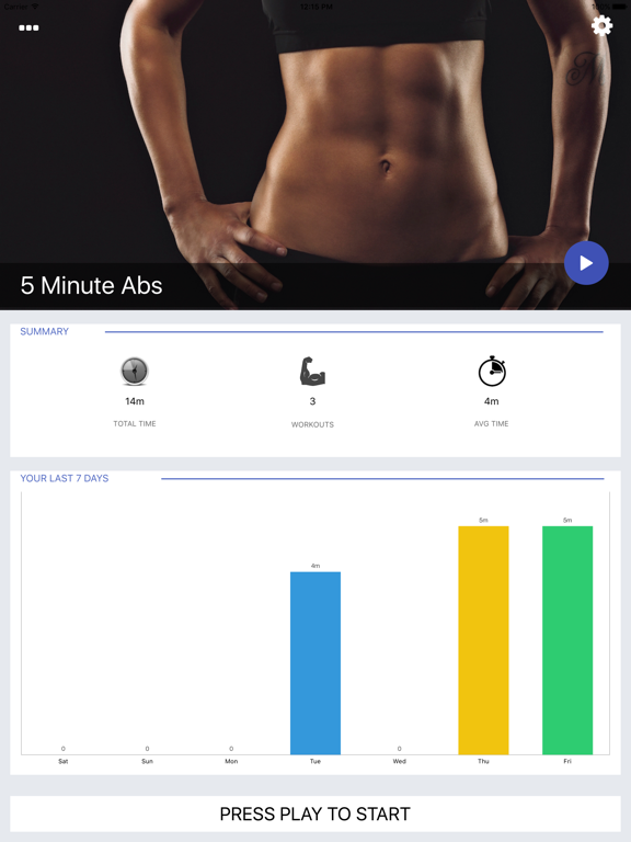 Screenshot #4 pour Abs Challenge Workout Free - Build muscles