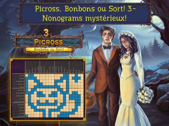 Screenshot #4 pour Picross. Bonbons ou Sort 3! Gratuit, HD