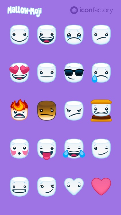 Iconfactory Mallow-moji Stickers