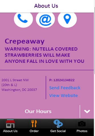 Crepeaway Delivery screenshot 2