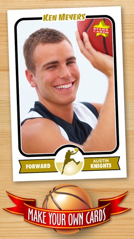 Basketball Card Maker (Ad Free) - Make Your Own Custom Basketball Cards with Starr Cardsのおすすめ画像1