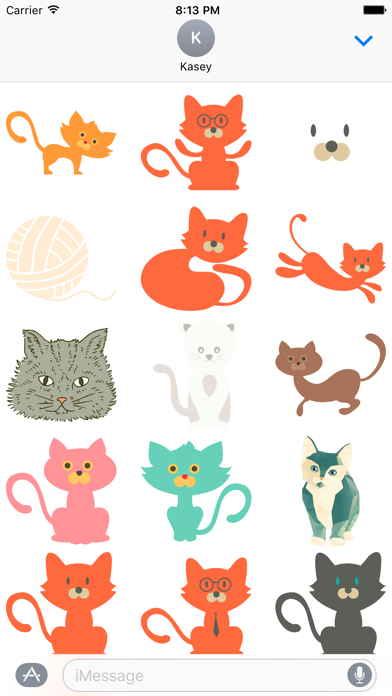 Screenshot #1 pour Autocollants de chat