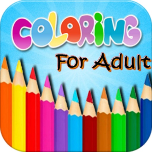 Coloring Book For Adults - Relaxing, Anti-Stress and Therapetic Coloring Book icon