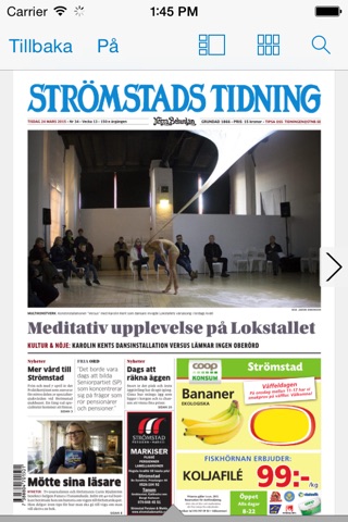 Strömstads Tidning E-tidning screenshot 2