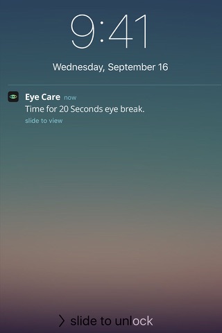 Eye Care 20 20 20 screenshot 3