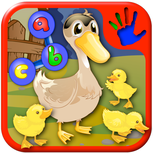 Preschool ABC farm animal join the dot puzzles