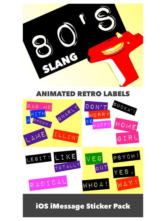 Screenshot #5 pour 80's Slang: Retro Labeler