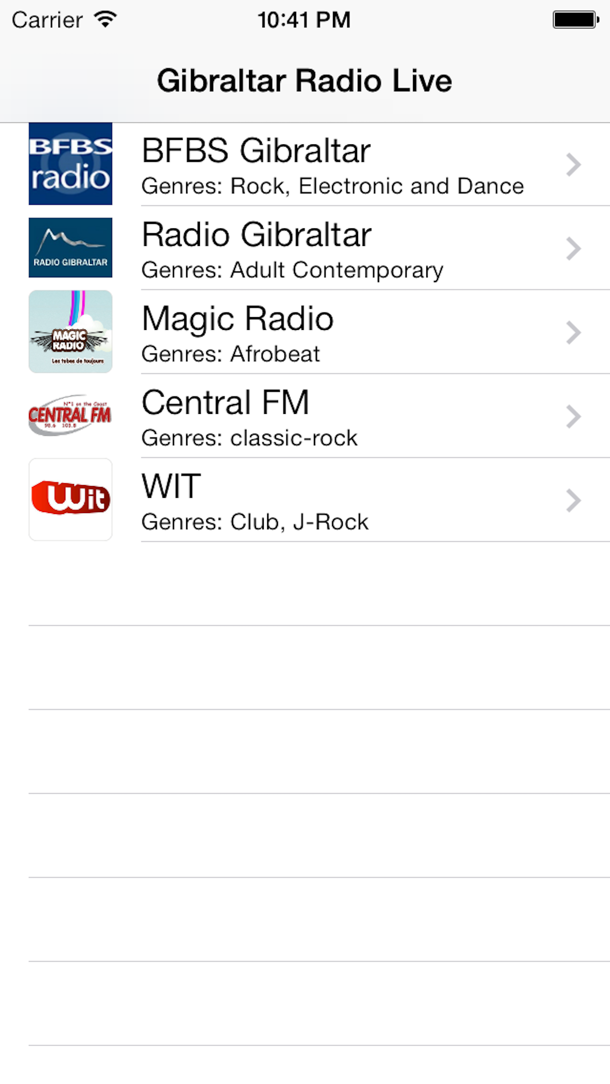 Gibraltar Radio Live Player