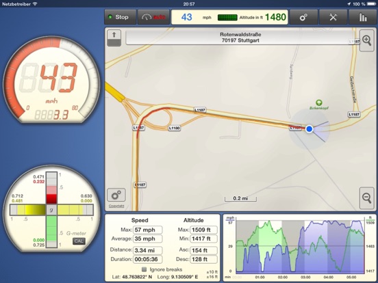 Screenshot #5 pour GPSSpeed Scooter: The GPS tool