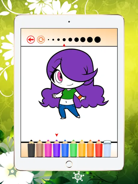 Coloring Book The Girl