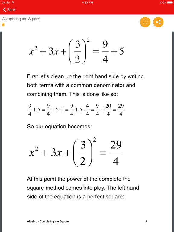 Screenshot #4 pour Algebra - Learn math by Example with Problems and Solutions in Self-Teaching Algebra Study Guide
