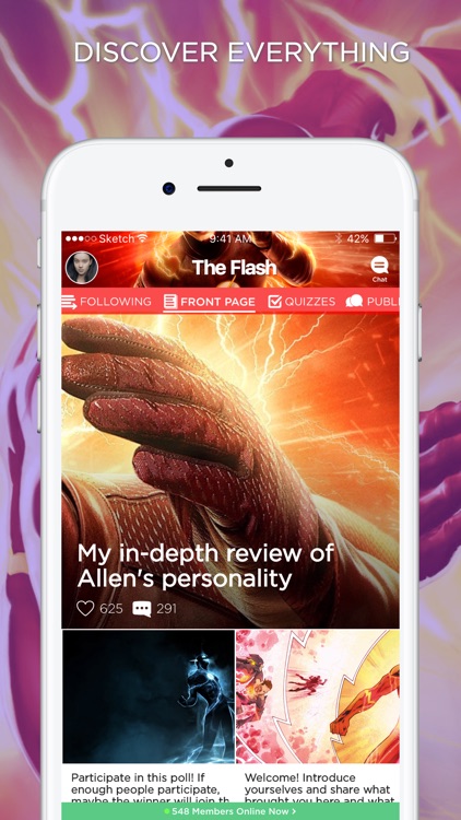 Amino for The Flash