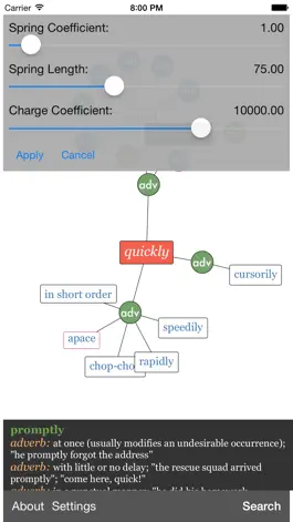 Game screenshot TheSaurus - Interactive Visual Thesaurus apk