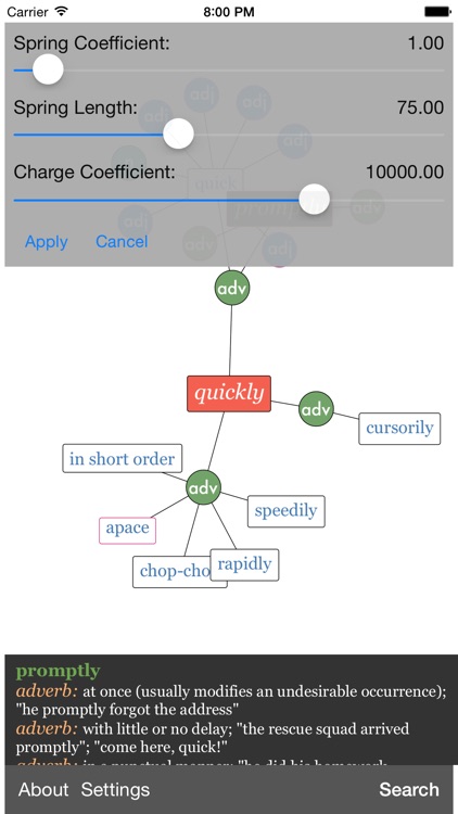 TheSaurus - Interactive Visual Thesaurus