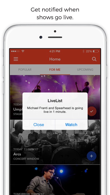LiveList - Find and Watch Live Streaming Concerts