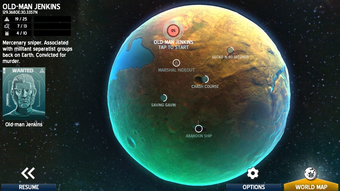 Space Marshals - Free Hack screenshot 2 - iOS game interface