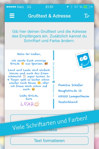Urlaubsgruss Postcard App screenshot 4