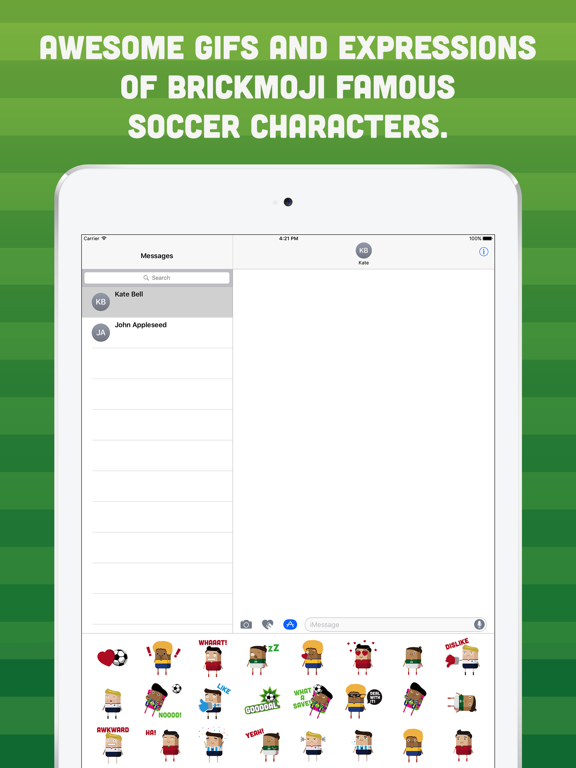 Brickmoji Stickers: Soccer Editionのおすすめ画像2