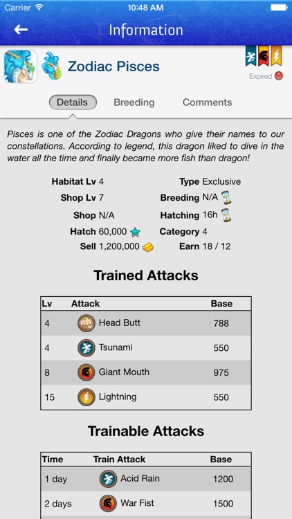 Breeding Guide for Dragon City screenshot-0