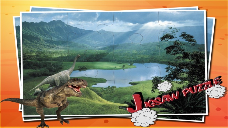 Dinosaur Jigsaw Puzzle - Jurassic Animated Dino Jigsaw Puzzle with HD Cartoon Dinosaurs