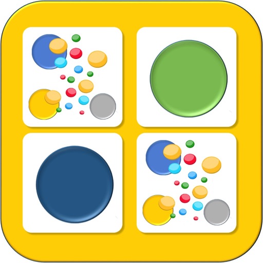 The circle brain challenging memory matches games iOS App