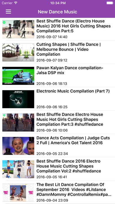 Party Songs & Dance Music Free iPhone screenshot 5 - Music app