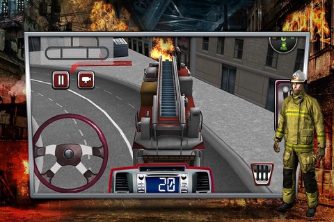 Fire Truck Simulator – Real Firefighter Simulation screenshot 3