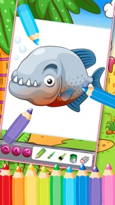 The Cute dinosaur Coloring book ( Drawing Pages ) 2 - Learning & Education Games  Free and Good For activities Kindergarten Kids App screenshot #5 for iPhone