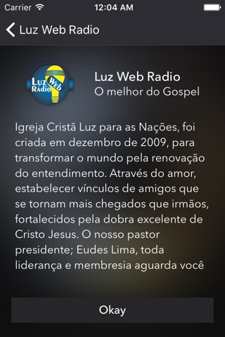 LUZ WEB RADIO screenshot 3