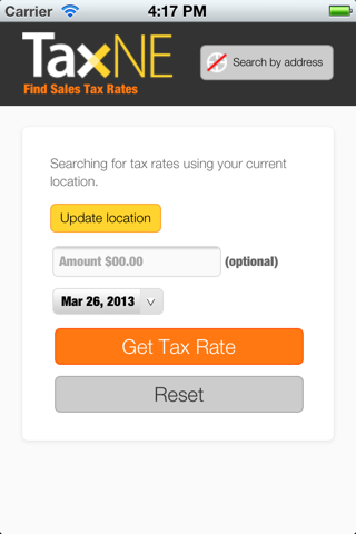 TaxNE screenshot 2