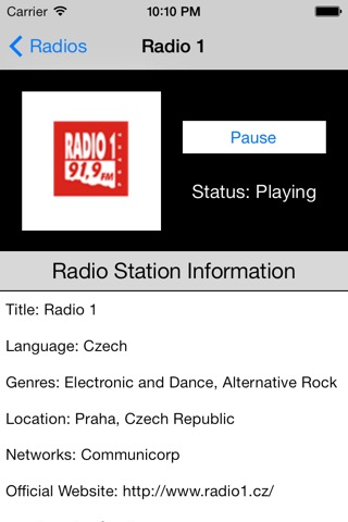 Czech Republic Radio Player (Česká republika rádio, čeština, Česko, Český)のおすすめ画像3