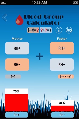 Blood Group Calculator screenshot 3