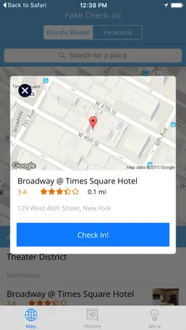 Game screenshot Fake CheckIn hack