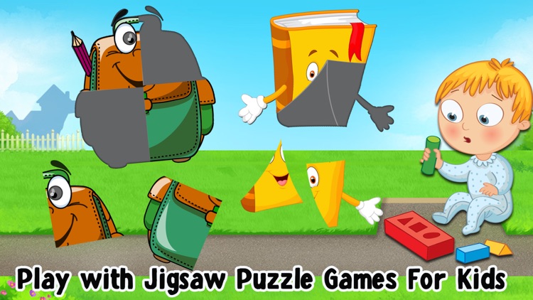 Back To School Puzzles Games For Toddlers & Kids screenshot-3