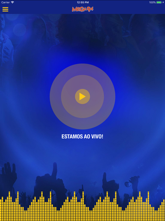 Mega 94 iPad screenshot 1 - Music app