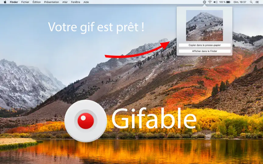 Capture d'écran de Gifable – Enregistreur D’écran sur iPhone 5