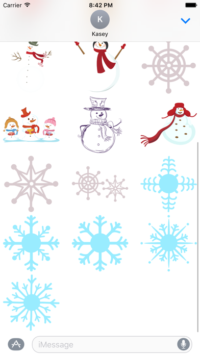 Screenshot #2 pour Hiver Autocollants
