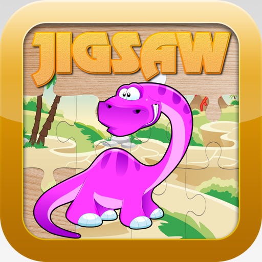 Dinosaur Jigsaw Puzzles - Learning Game Free for Kids Toddler and Preschool iOS App