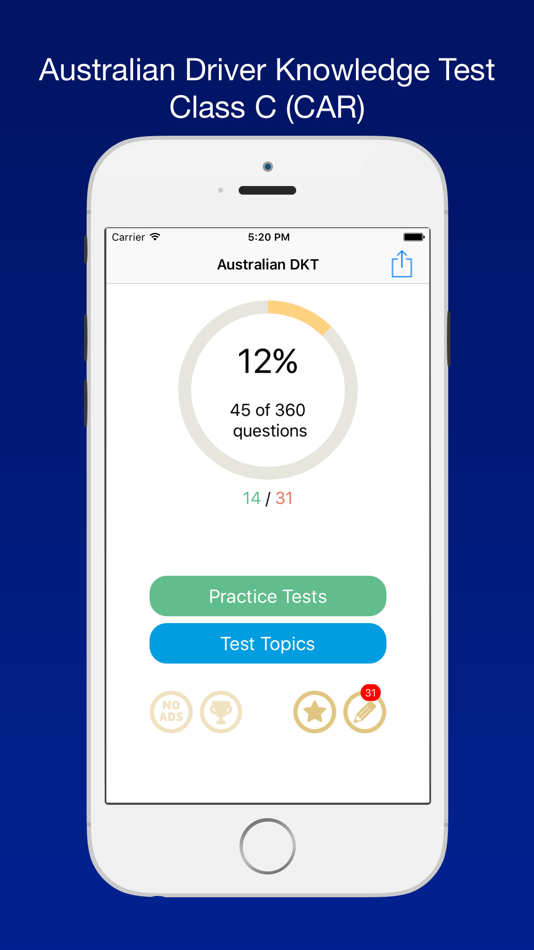 Australian Driver Knowledge Test Class C CAR Free - 1.1.0 - (iOS)