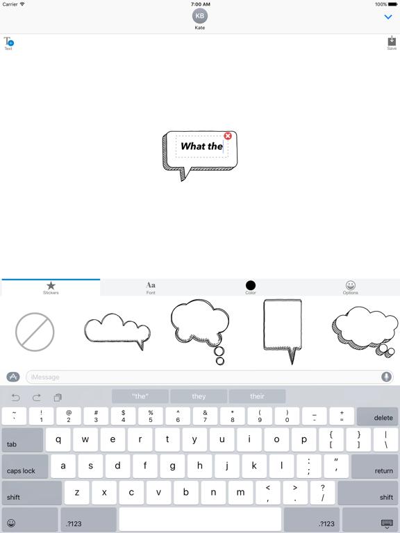 Screenshot #5 pour Doodle Bubbles MYOSE - Make Your Own Sticker Emoji