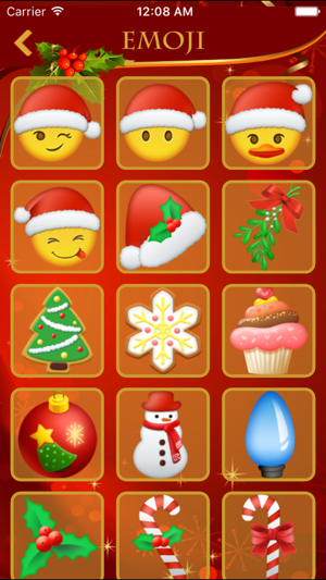Christmas Stickers &  Emoji : Santa Emoji and Gif(圖2)-速報App